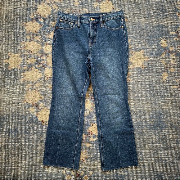 J. Crew Full Length Demi Boot Jean in Kamari Wash 29P - Picture 3 of 5